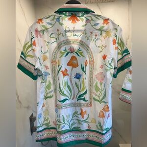 Casablanca SET ONLY Print Floral - Button Down Shirt + Shorts